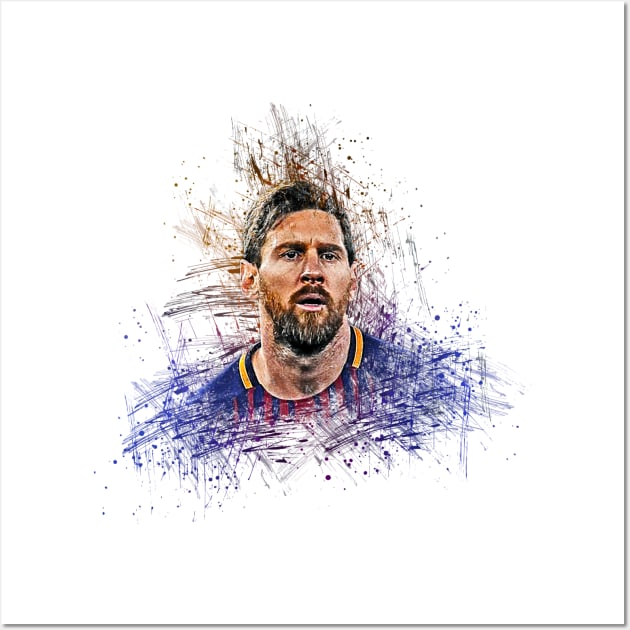 Lionel Messi Wall Art by masnono